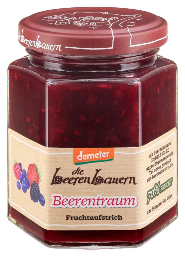 Produktfoto zu Beerentraum Fruchtaufstrich 200 g