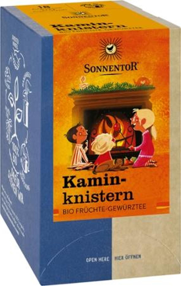 Produktfoto zu Kaminknistern Tee 18 Teebeutel