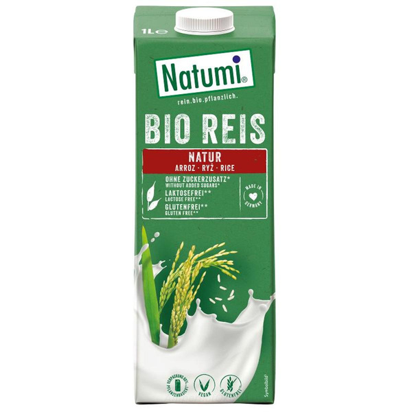 Produktfoto zu Natumi Reisdrink Natur 1 l