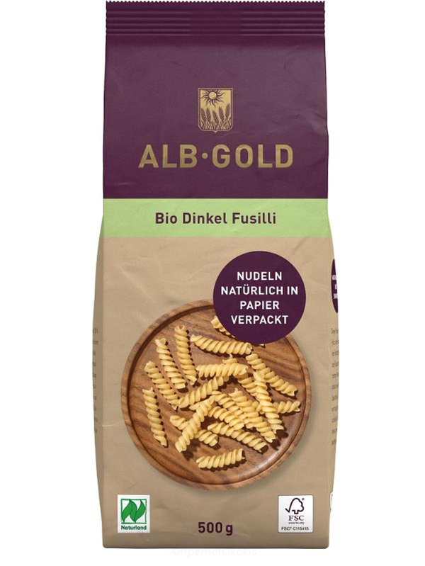 product photo for Albgold Dinkel Fusilli 500 g