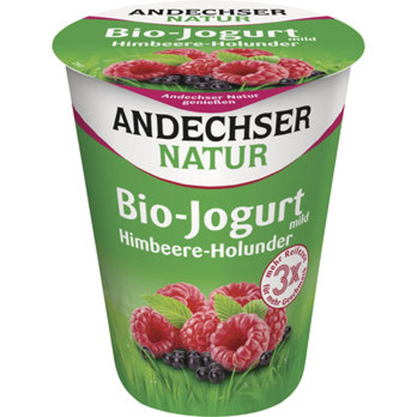 product photo for Joghurt mild Himbeere-Holunder 400g