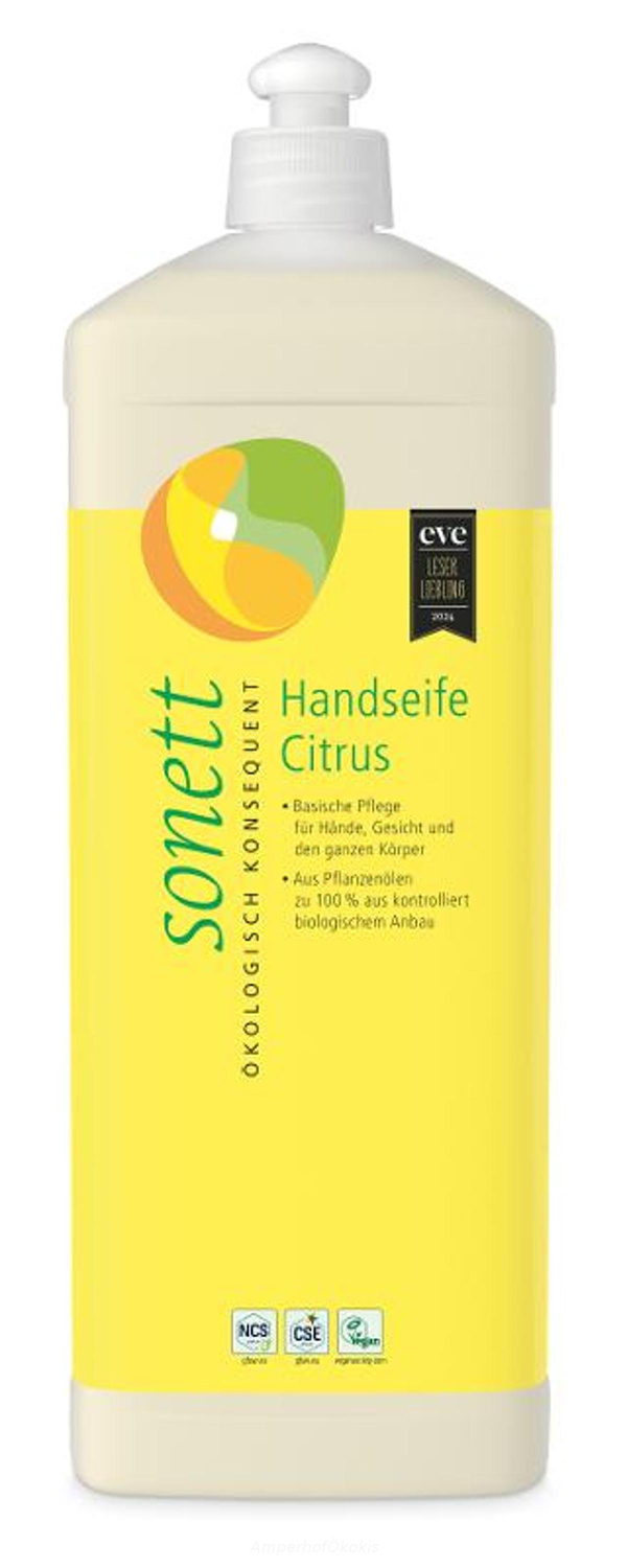 product photo for Citrus-Handseife Nachfüllflasche 1 l
