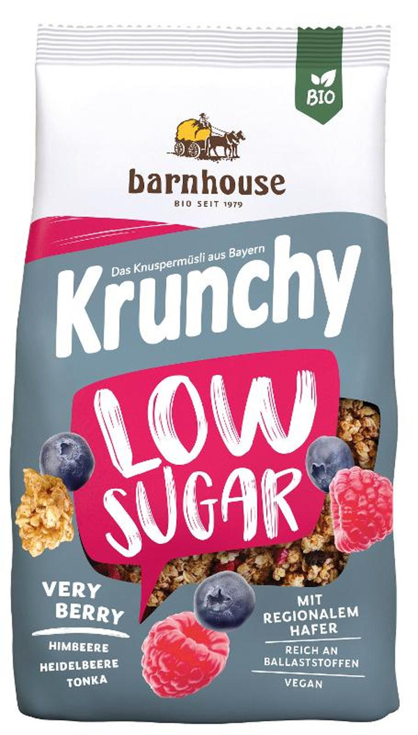product photo for Krunchy Low Sugar Very Berry 375 g