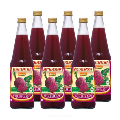 Produktfoto zu Rote Bete Saft 6x0,7 l