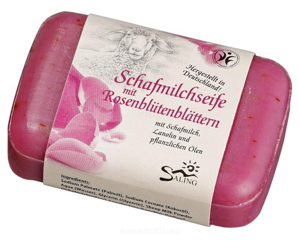 product photo for Schafmilchseife Rosenblätter 100 g