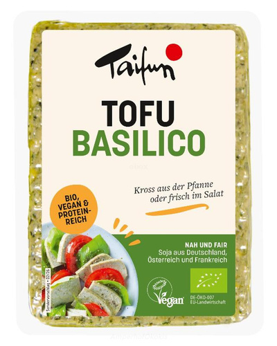 Produktfoto zu Tofu Basilico 200g