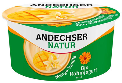 Produktfoto zu Rahmjoghurt Mango-Vanille 150g