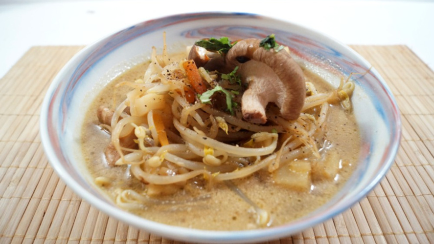 Rezeptbild für Gladiatoren Kokosmilchsuppe mit Shiitake-Pilzen