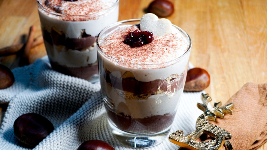 Rezeptbild für Maronen-Schokoladen-Tiramisu