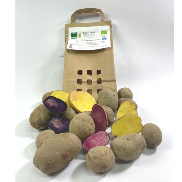 Produktfoto zu Bunte Kartoffelvariationen 1,5kg festkochend