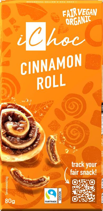 Produktfoto zu iChoc Cinnamon Roll 80 g