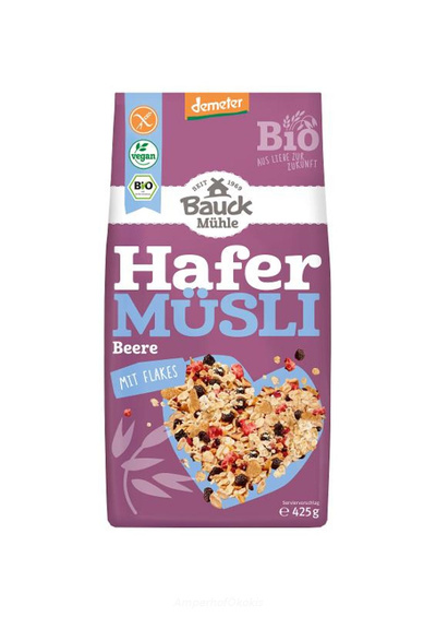 Produktfoto zu Beeren-Hafermüsli glutenfrei 425 g