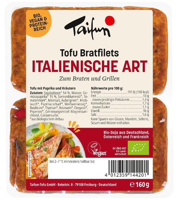 Produktfoto zu Bratfilets Italienische Art 160g