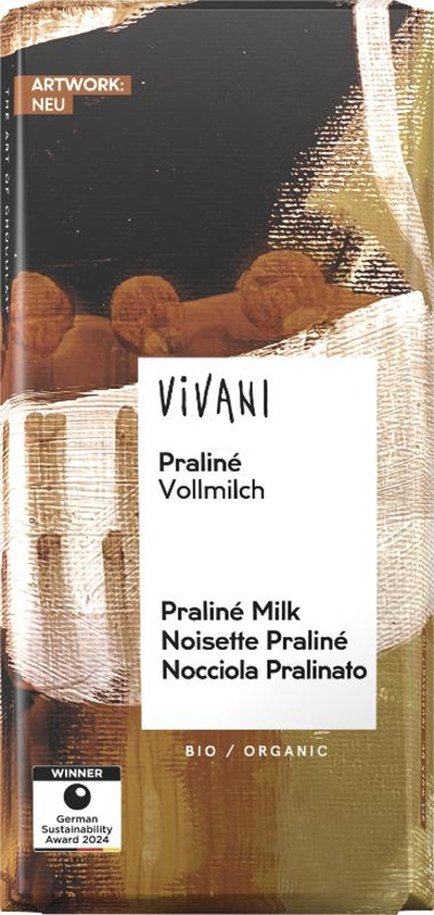 Produktfoto zu Vivani Praline Vollmilch 100 g
