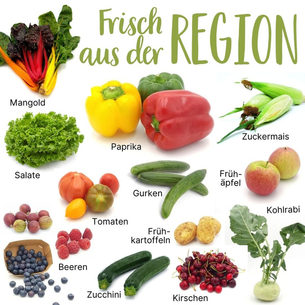 Saisonkalender Juli Region