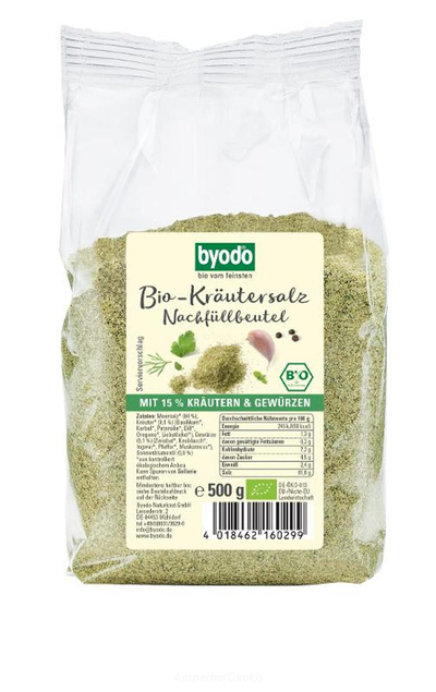 Produktfoto zu Kräutersalz Nachfüllbeutel 500 g