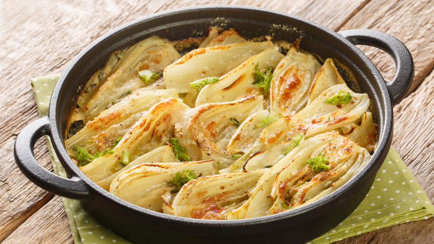 Rezeptbild für Fenchel überbacken