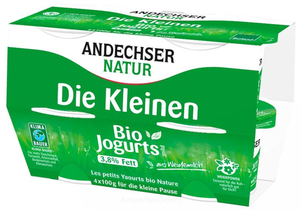 Produktfoto zu Joghurt mild Natur 4x100g