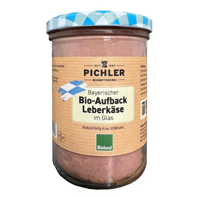 Produktfoto zu Aufback-Leberkäse im Glas 370g