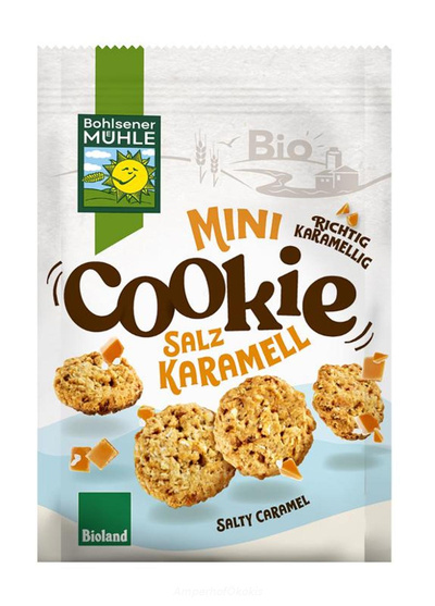 Produktfoto zu Mini Cookie Karamell Salz 125 g