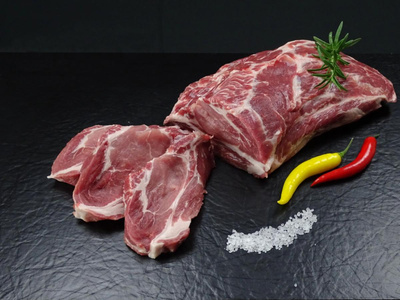 Produktfoto zu Schweinenackensteak 2 Scheiben ca.360g