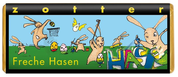 product photo for Zotter Freche Hasen 70 g