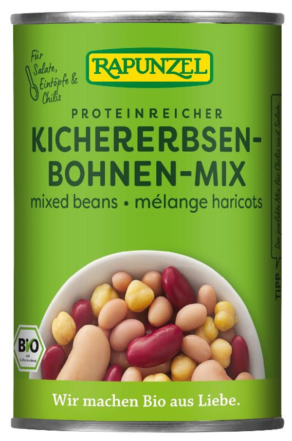 Produktfoto zu Kichererbsen Bohnen Mix 400 g