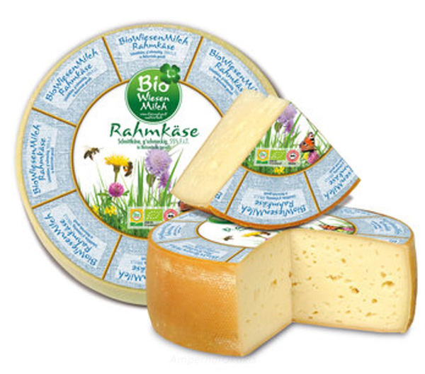 Produktfoto zu Wiesenmilch Rahmkäse 180g (Tilsiterart)