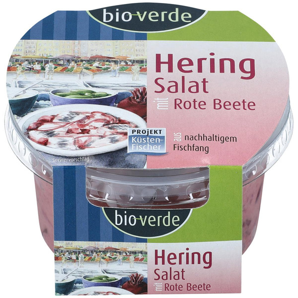 Produktfoto zu Küstenfischer Heringsalat mit roter Bete 150g