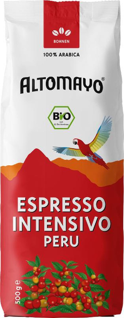 Produktfoto zu Altomayo Espresso Bohne 500 g