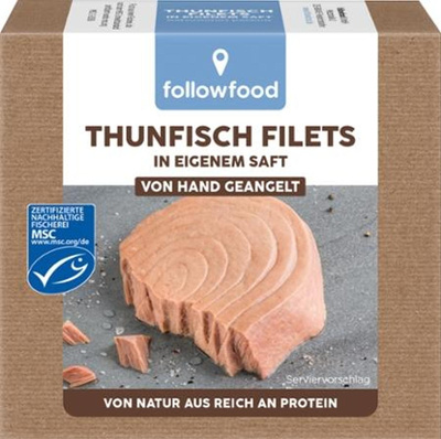 Produktfoto zu Thunfischfilets natur 185 g