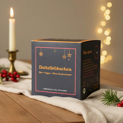 Produktfoto zu Schoko Dattellebkuchen 4 Stück