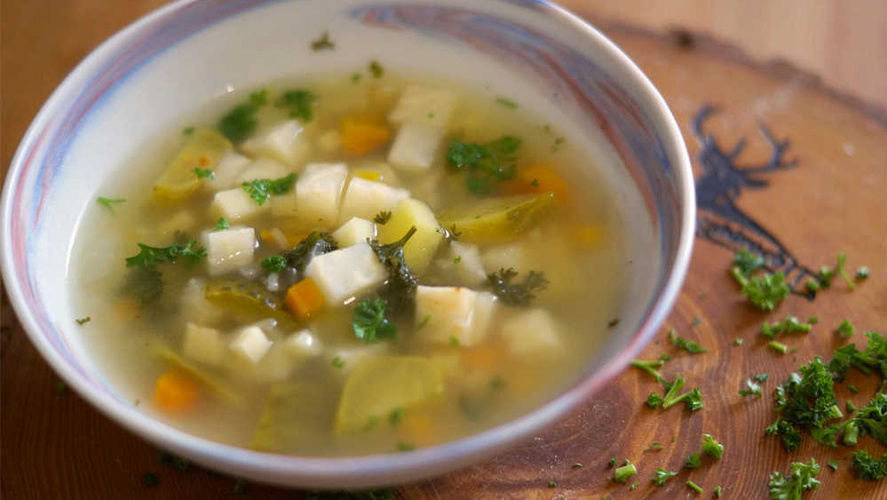 Rezeptbild für Vegetarische winterliche Rassolnik Suppe