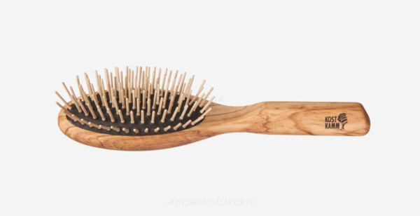 product photo for Holzbürste Olivenholz gerade -