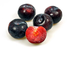 Rote Pflaumen aus Argentinien