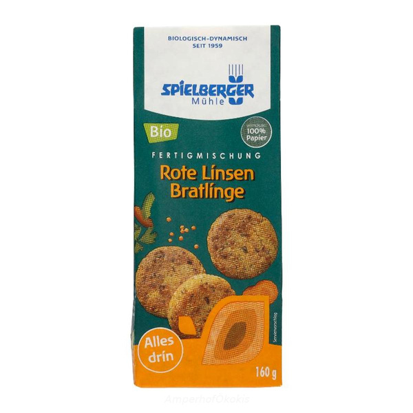 Produktfoto zu Rote Linsen Bratlinge 160 g
