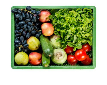 Bunte Kiste: Gemüse, Salat und Obst für die schnelle Küche