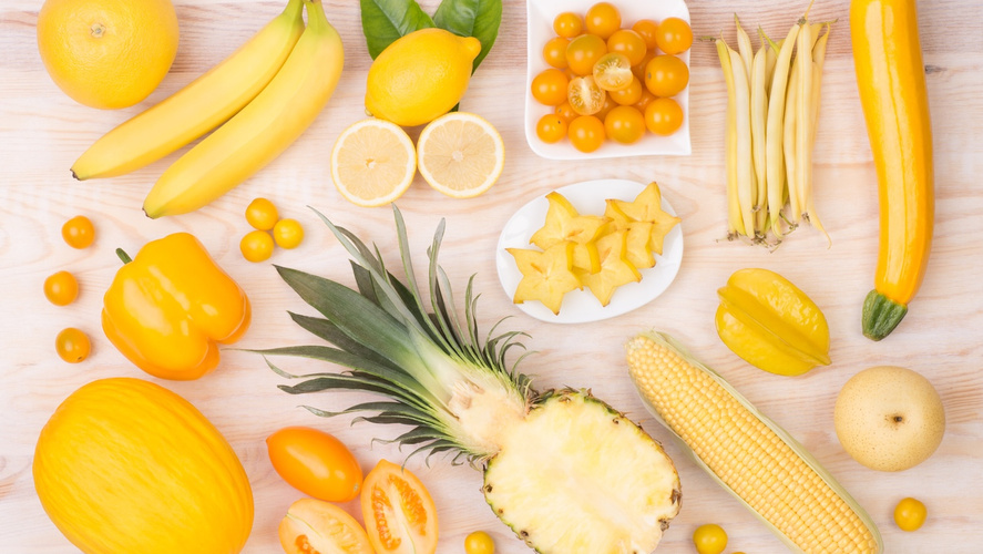 Gelbes Obst & Gemüse