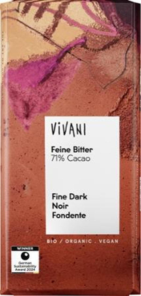 product photo for Vivani 71% Feine Bitter 80 g