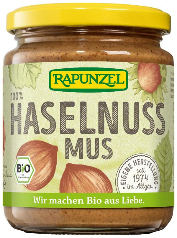 Produktfoto zu Rapunzel Haselnussmus 250 g