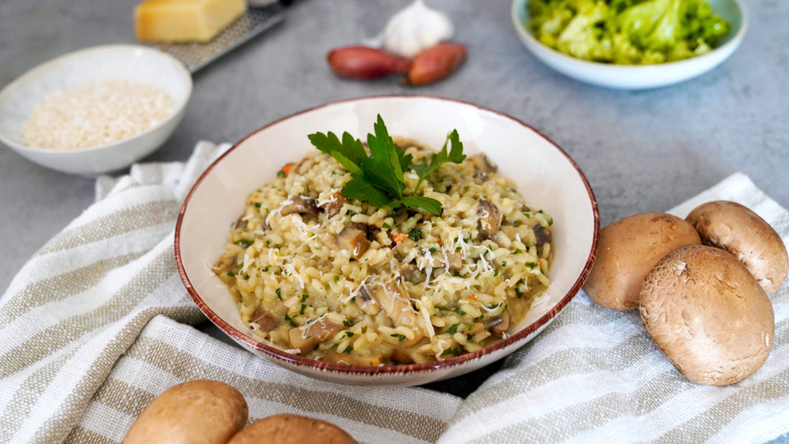 Rezeptbild für Pilzrisotto