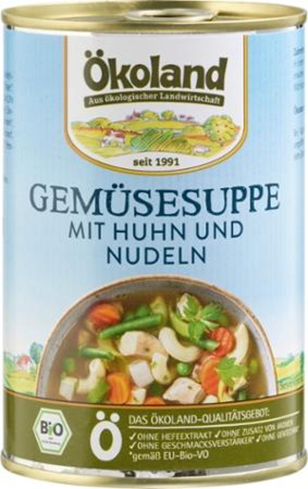 product photo for Gemüsesuppe mit Huhn 400g