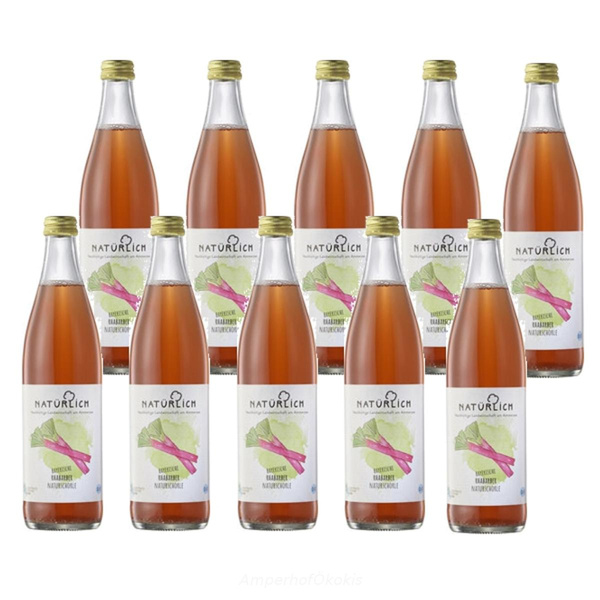 product photo for Rhabarberschorle 10x0,5 l