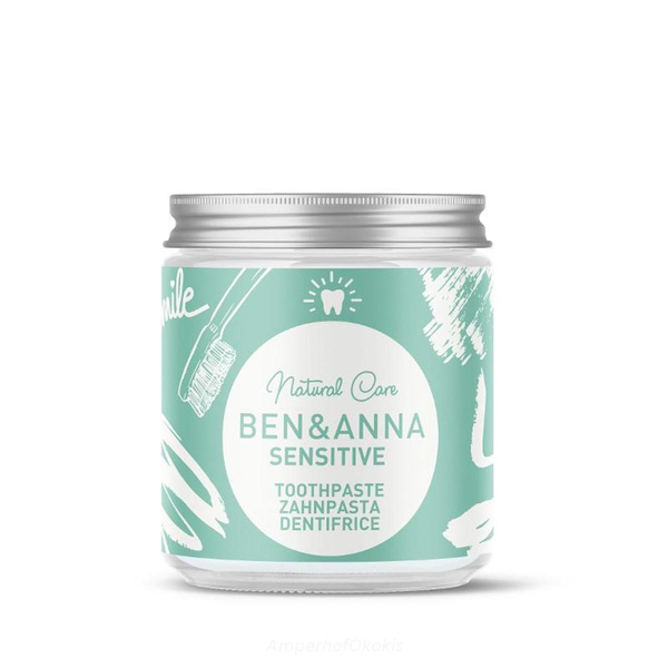 Produktfoto zu Zahnpasta Sensitive im Glas 100 g