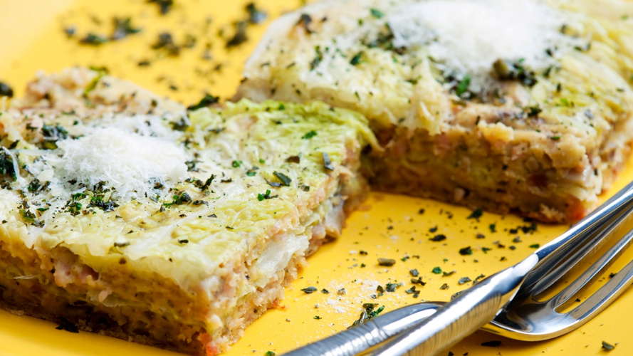 Rezeptbild für Wirsing-Lasagne