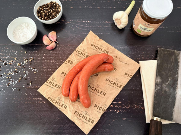 Produktfoto zu Rindsknacker 300g 3 Stück 100 % Rind