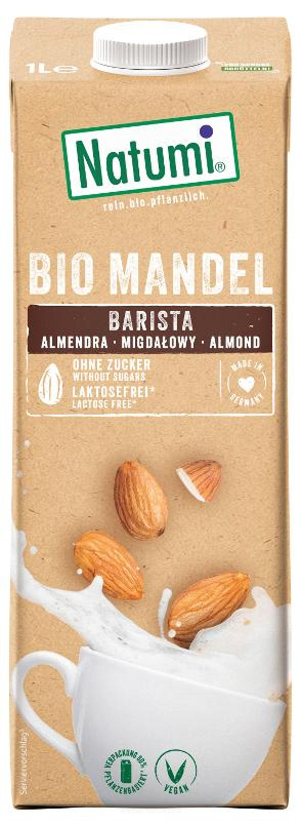 Produktfoto zu Natumi Mandeldrink BARISTA 1 l
