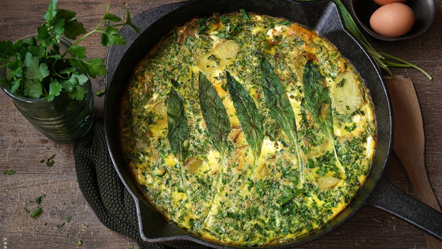 Rezeptbild für Bärlauch-Frittata
