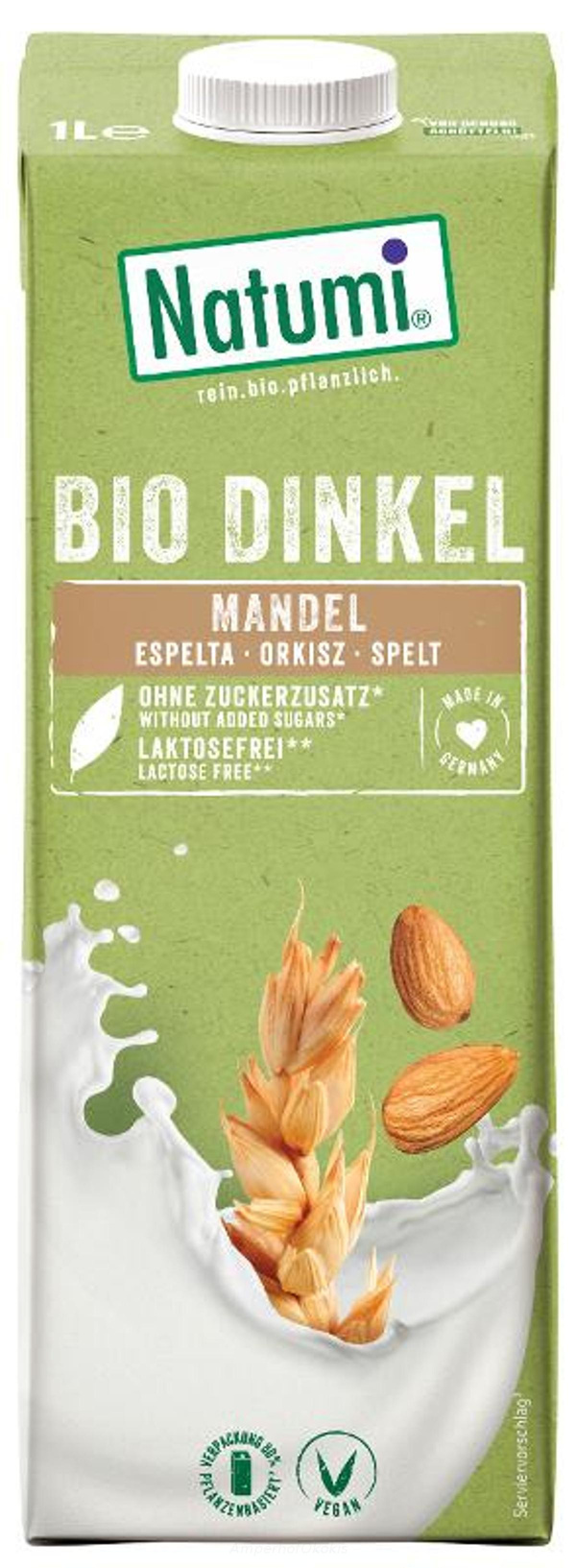 Produktfoto zu Natumi Dinkeldrink MANDEL 1 l