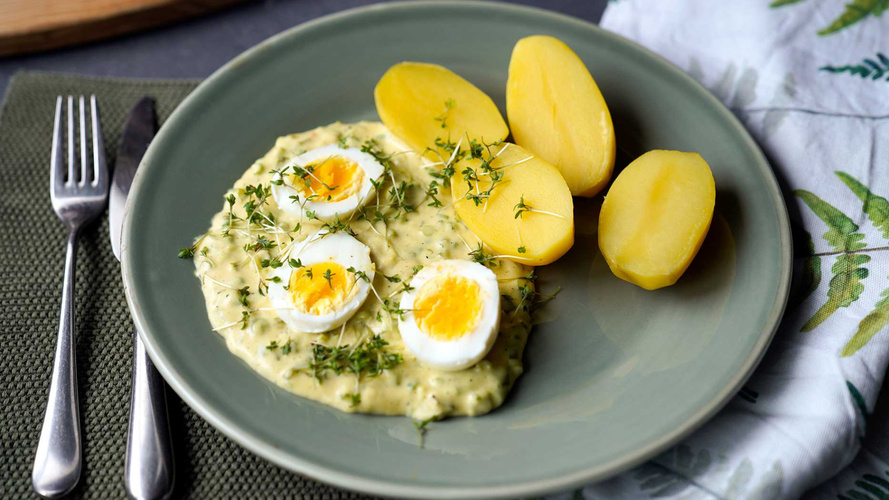 Rezeptbild für Eier in Senfsauce